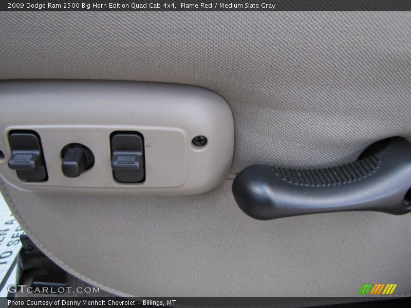 Flame Red / Medium Slate Gray 2009 Dodge Ram 2500 Big Horn Edition Quad Cab 4x4