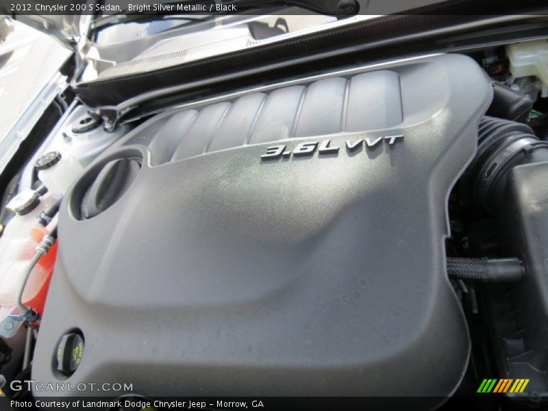 Bright Silver Metallic / Black 2012 Chrysler 200 S Sedan