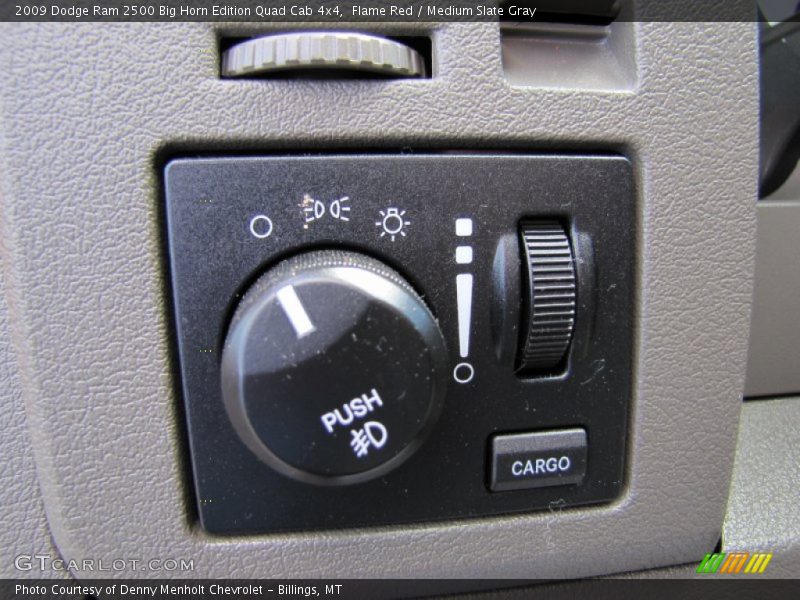 Flame Red / Medium Slate Gray 2009 Dodge Ram 2500 Big Horn Edition Quad Cab 4x4