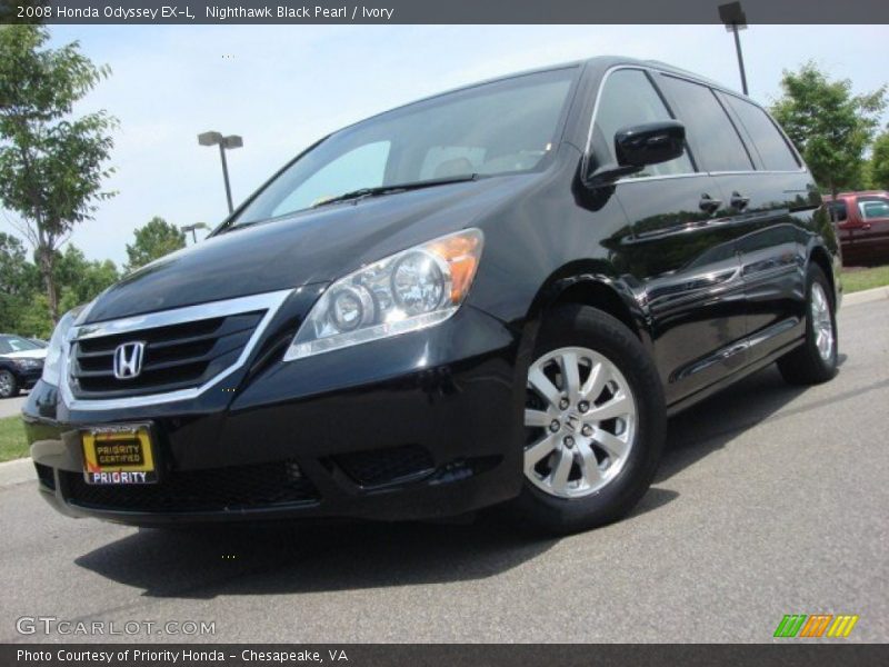 Nighthawk Black Pearl / Ivory 2008 Honda Odyssey EX-L