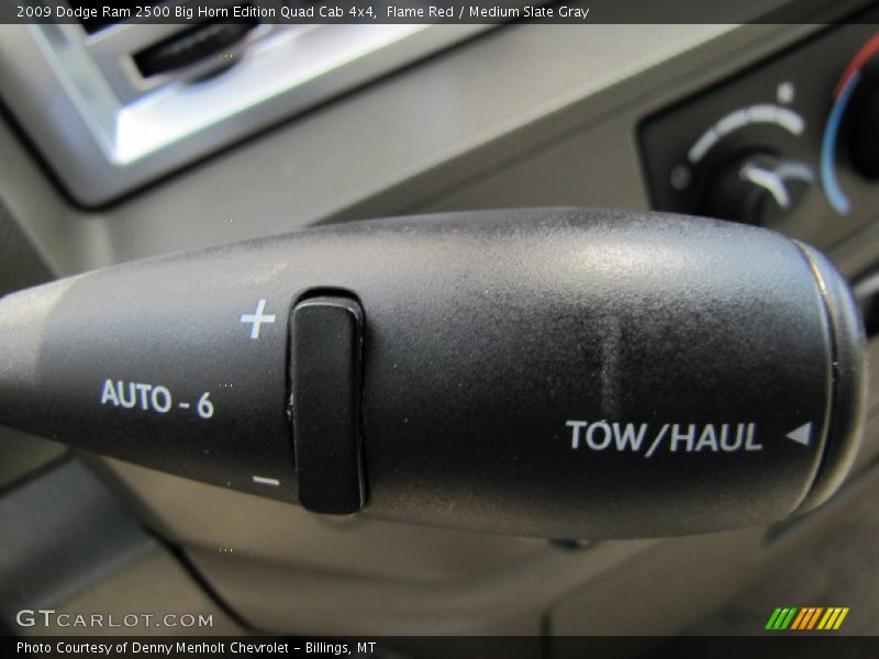 Flame Red / Medium Slate Gray 2009 Dodge Ram 2500 Big Horn Edition Quad Cab 4x4