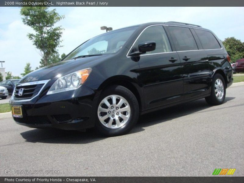 Nighthawk Black Pearl / Ivory 2008 Honda Odyssey EX-L