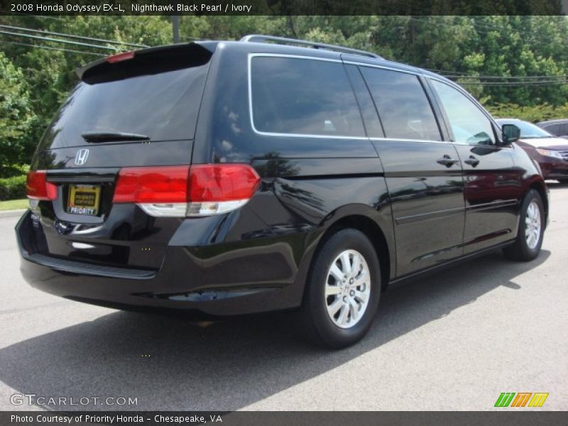 Nighthawk Black Pearl / Ivory 2008 Honda Odyssey EX-L