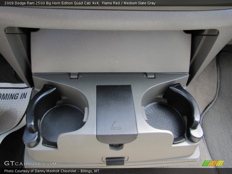 Flame Red / Medium Slate Gray 2009 Dodge Ram 2500 Big Horn Edition Quad Cab 4x4