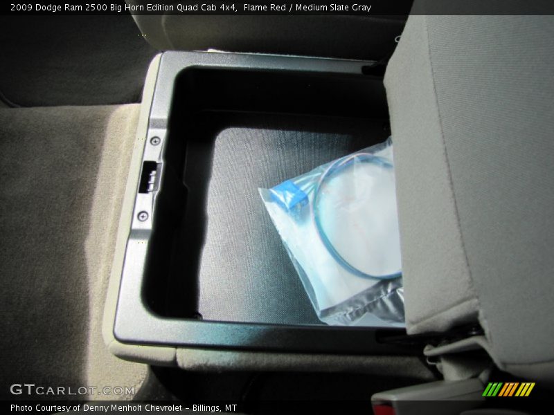 Flame Red / Medium Slate Gray 2009 Dodge Ram 2500 Big Horn Edition Quad Cab 4x4