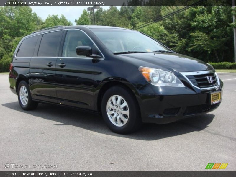 Nighthawk Black Pearl / Ivory 2008 Honda Odyssey EX-L