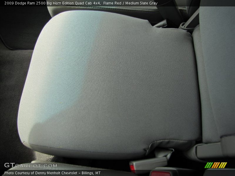 Flame Red / Medium Slate Gray 2009 Dodge Ram 2500 Big Horn Edition Quad Cab 4x4