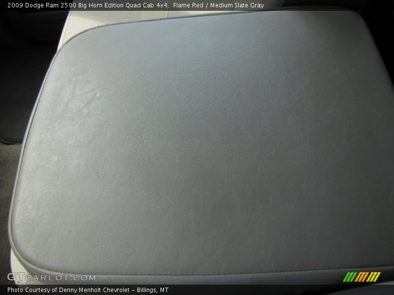 Flame Red / Medium Slate Gray 2009 Dodge Ram 2500 Big Horn Edition Quad Cab 4x4