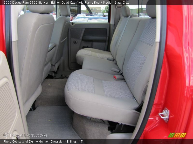 Flame Red / Medium Slate Gray 2009 Dodge Ram 2500 Big Horn Edition Quad Cab 4x4