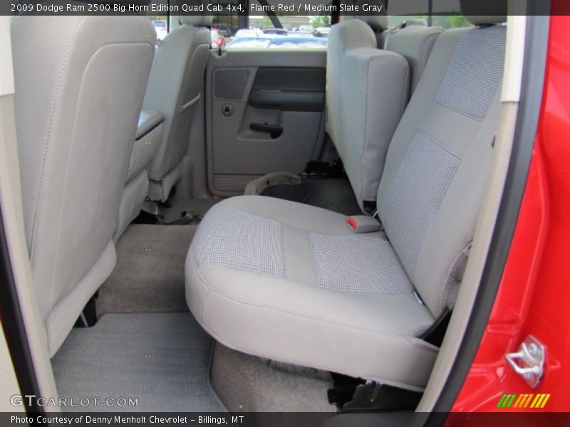 Flame Red / Medium Slate Gray 2009 Dodge Ram 2500 Big Horn Edition Quad Cab 4x4