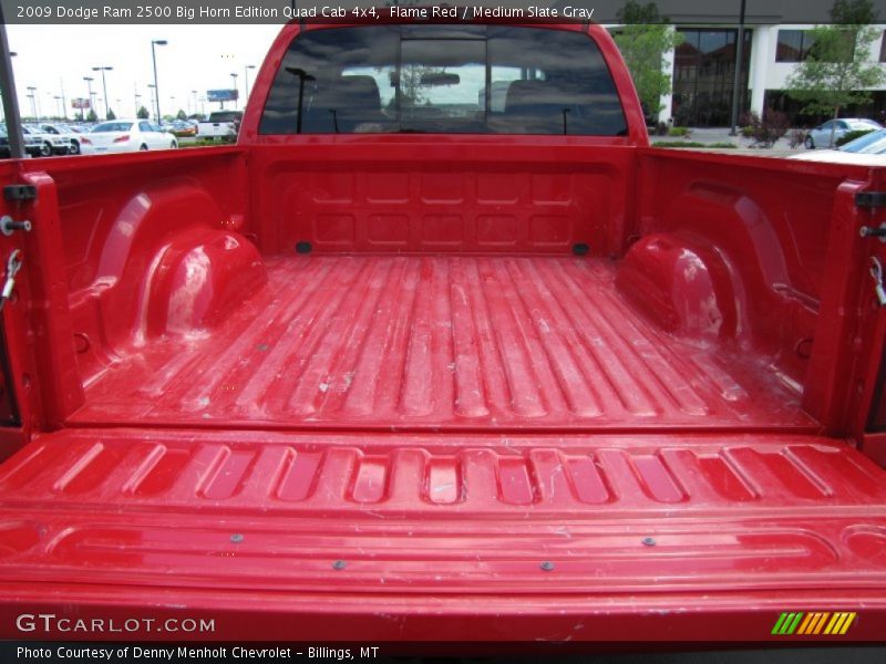 Flame Red / Medium Slate Gray 2009 Dodge Ram 2500 Big Horn Edition Quad Cab 4x4