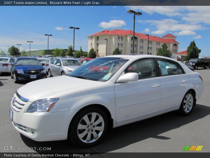 Blizzard White Pearl / Light Gray 2007 Toyota Avalon Limited