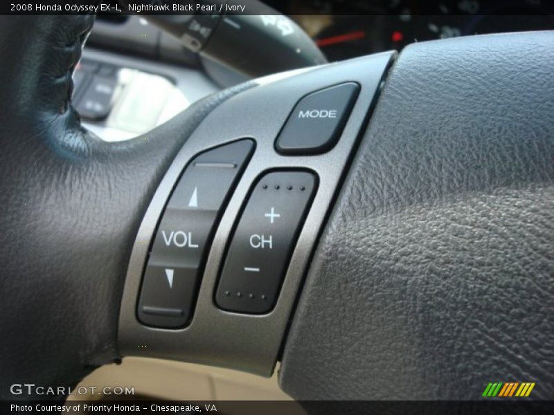 Nighthawk Black Pearl / Ivory 2008 Honda Odyssey EX-L