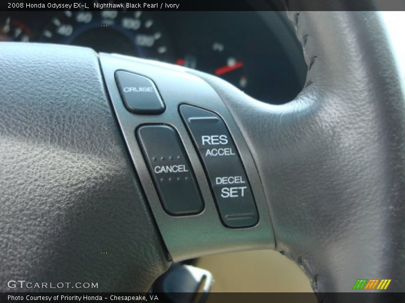 Nighthawk Black Pearl / Ivory 2008 Honda Odyssey EX-L