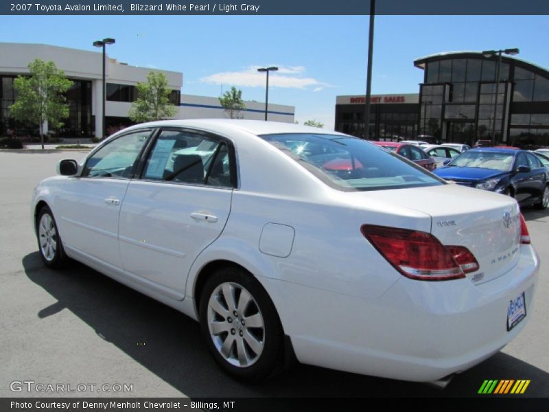 Blizzard White Pearl / Light Gray 2007 Toyota Avalon Limited