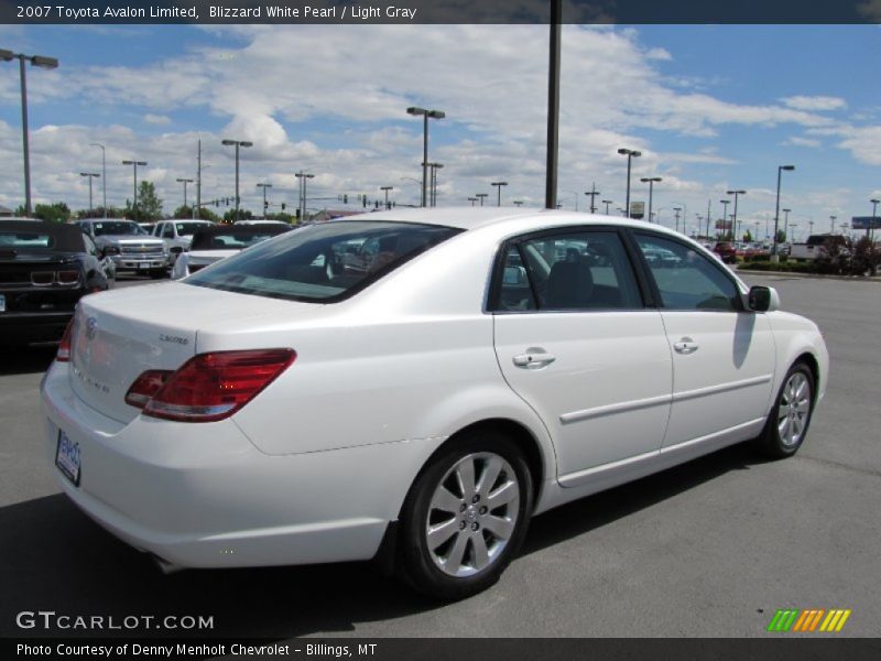 Blizzard White Pearl / Light Gray 2007 Toyota Avalon Limited