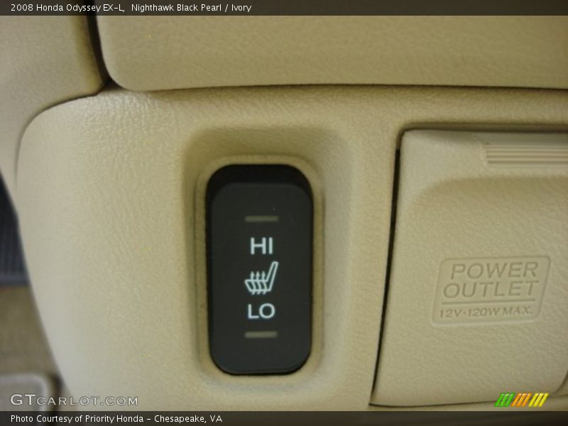 Nighthawk Black Pearl / Ivory 2008 Honda Odyssey EX-L