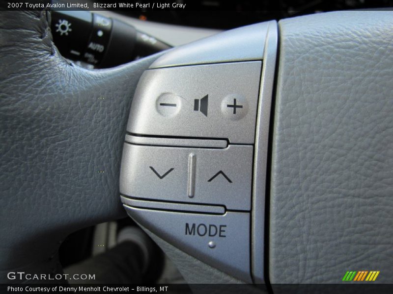 Blizzard White Pearl / Light Gray 2007 Toyota Avalon Limited
