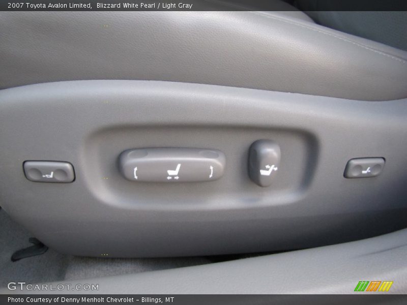 Blizzard White Pearl / Light Gray 2007 Toyota Avalon Limited