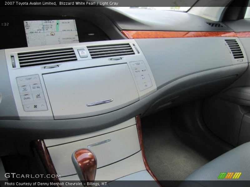 Blizzard White Pearl / Light Gray 2007 Toyota Avalon Limited