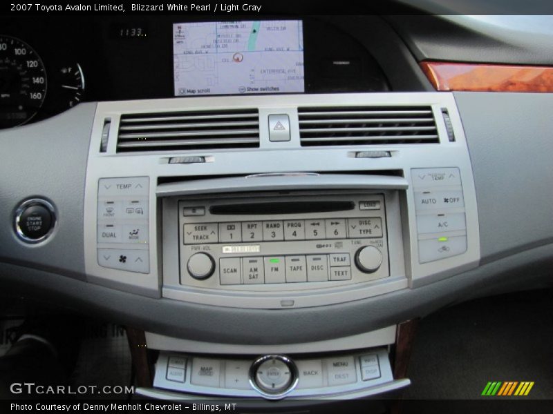 Blizzard White Pearl / Light Gray 2007 Toyota Avalon Limited