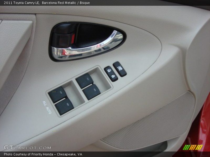 Barcelona Red Metallic / Bisque 2011 Toyota Camry LE