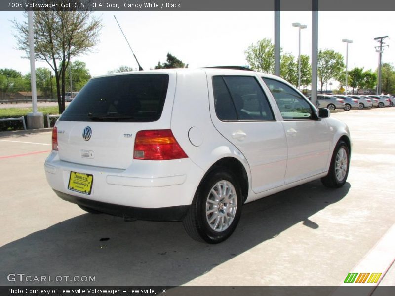 Candy White / Black 2005 Volkswagen Golf GLS TDI 4 Door