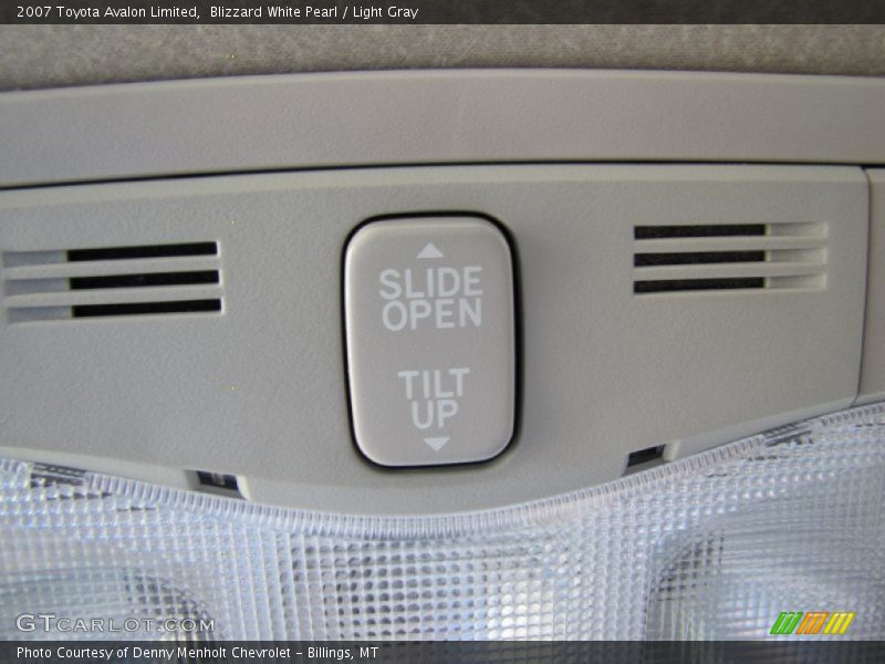 Blizzard White Pearl / Light Gray 2007 Toyota Avalon Limited