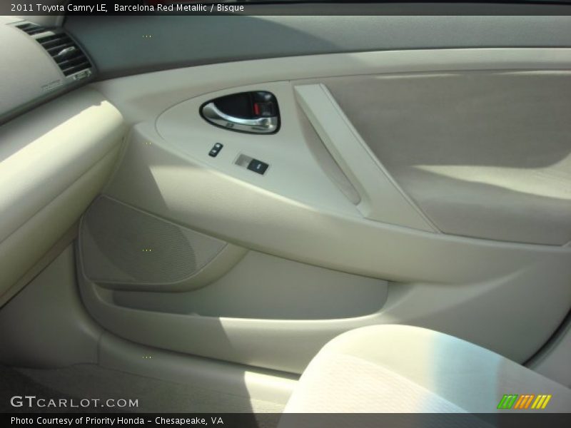 Barcelona Red Metallic / Bisque 2011 Toyota Camry LE