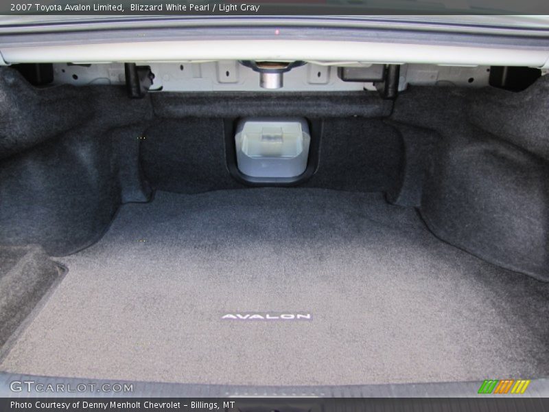 Blizzard White Pearl / Light Gray 2007 Toyota Avalon Limited