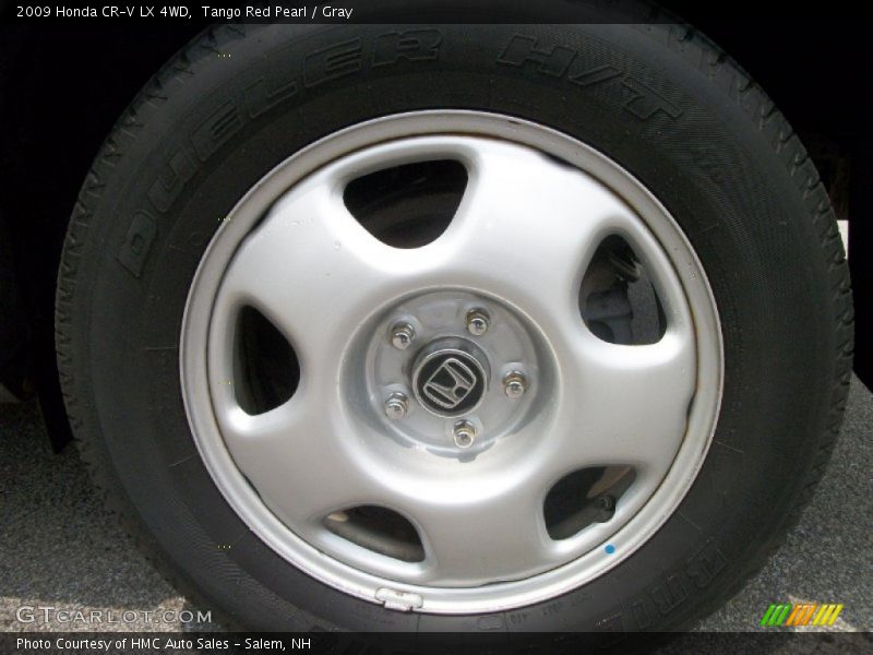 Tango Red Pearl / Gray 2009 Honda CR-V LX 4WD