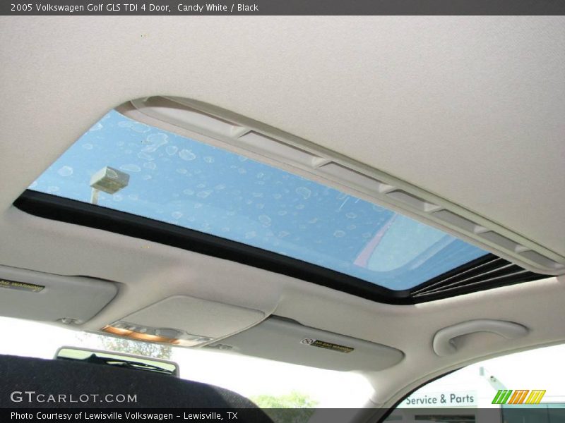 Candy White / Black 2005 Volkswagen Golf GLS TDI 4 Door