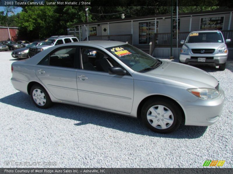 Lunar Mist Metallic / Stone 2003 Toyota Camry LE