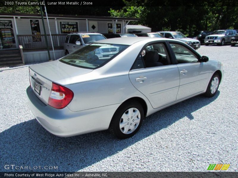 Lunar Mist Metallic / Stone 2003 Toyota Camry LE