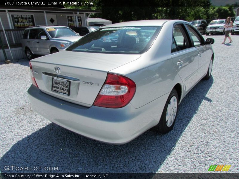 Lunar Mist Metallic / Stone 2003 Toyota Camry LE