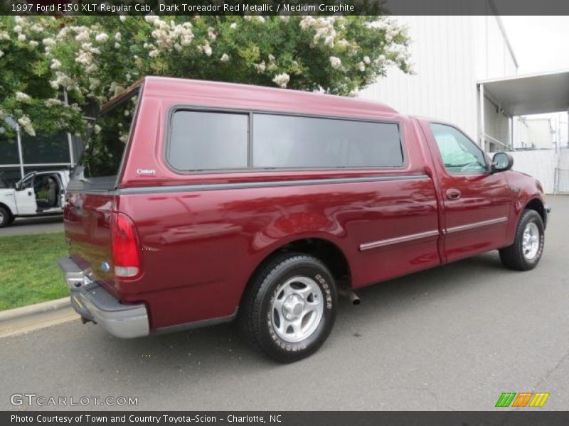 Dark Toreador Red Metallic / Medium Graphite 1997 Ford F150 XLT Regular Cab