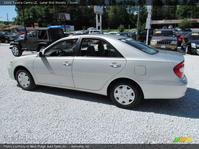 Lunar Mist Metallic / Stone 2003 Toyota Camry LE