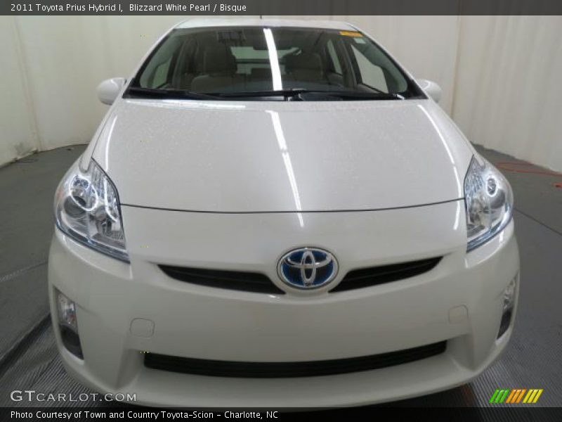 Blizzard White Pearl / Bisque 2011 Toyota Prius Hybrid I