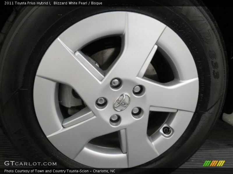 Blizzard White Pearl / Bisque 2011 Toyota Prius Hybrid I