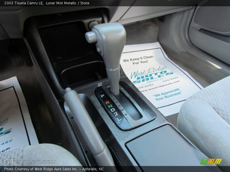 Lunar Mist Metallic / Stone 2003 Toyota Camry LE