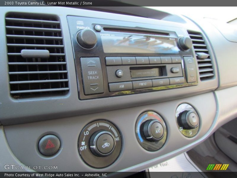 Lunar Mist Metallic / Stone 2003 Toyota Camry LE