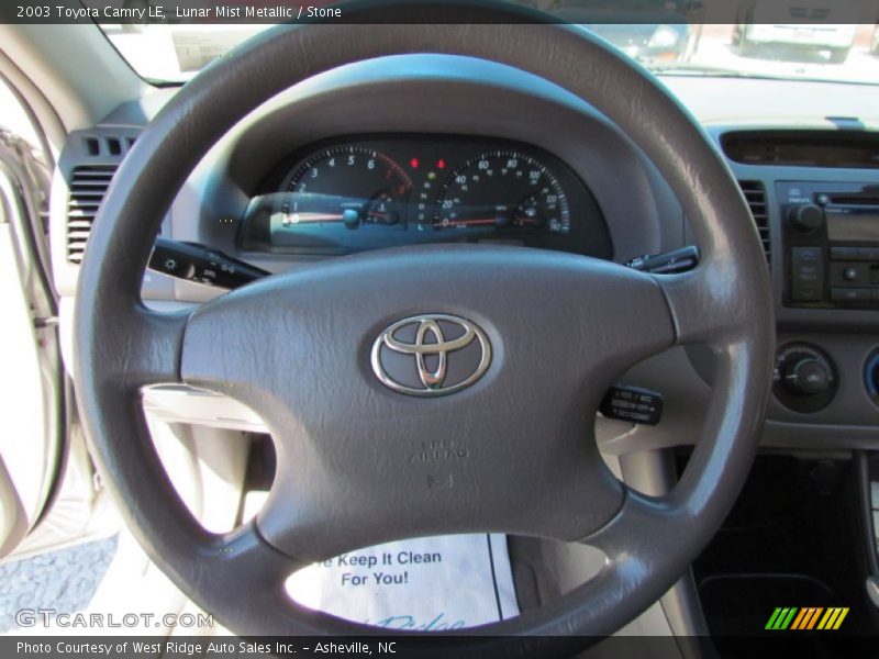 Lunar Mist Metallic / Stone 2003 Toyota Camry LE