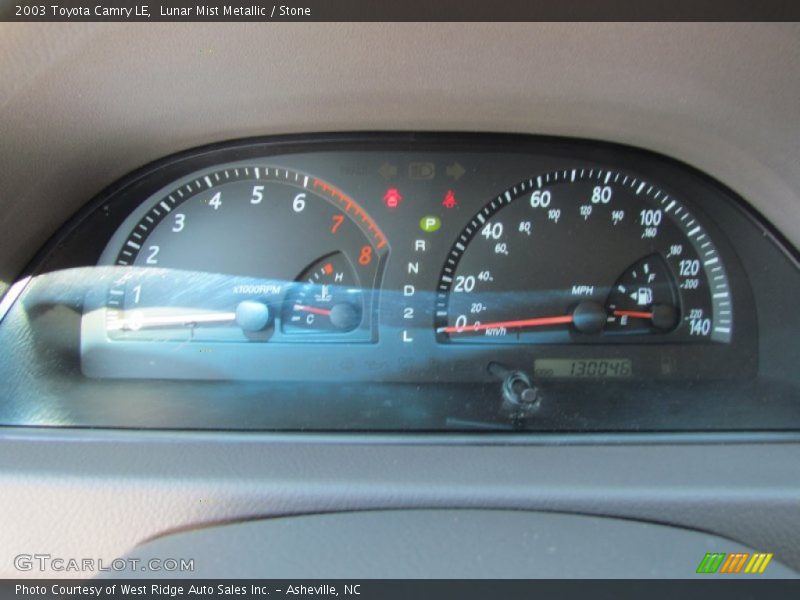 Lunar Mist Metallic / Stone 2003 Toyota Camry LE