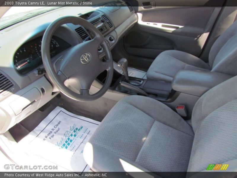 Lunar Mist Metallic / Stone 2003 Toyota Camry LE