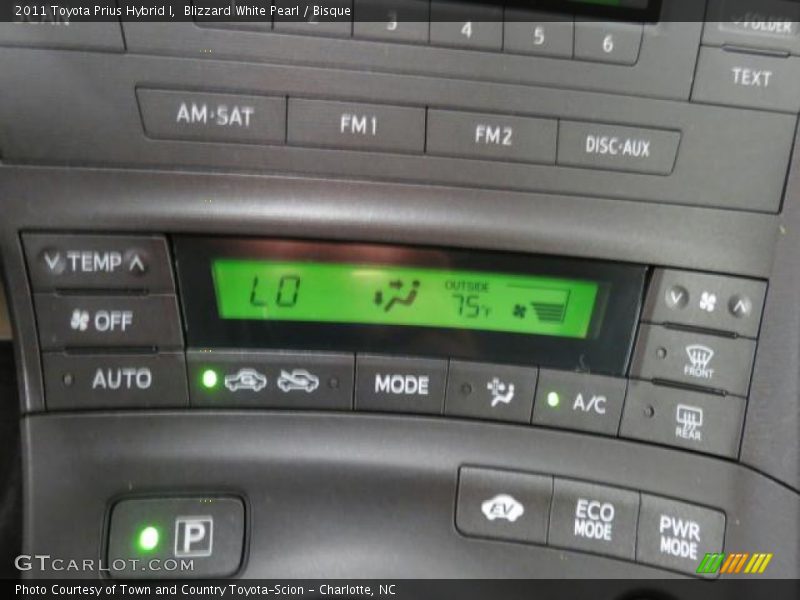 Blizzard White Pearl / Bisque 2011 Toyota Prius Hybrid I