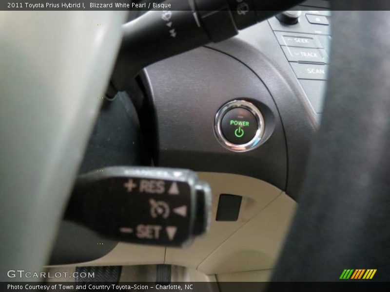 Blizzard White Pearl / Bisque 2011 Toyota Prius Hybrid I