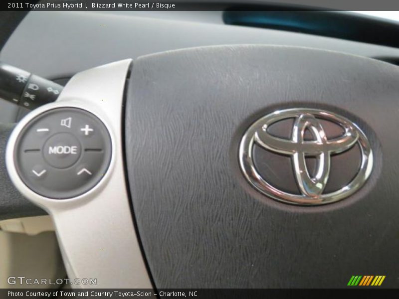 Blizzard White Pearl / Bisque 2011 Toyota Prius Hybrid I