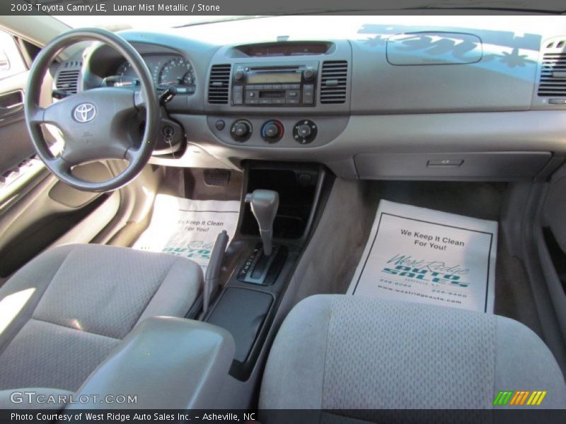 Lunar Mist Metallic / Stone 2003 Toyota Camry LE