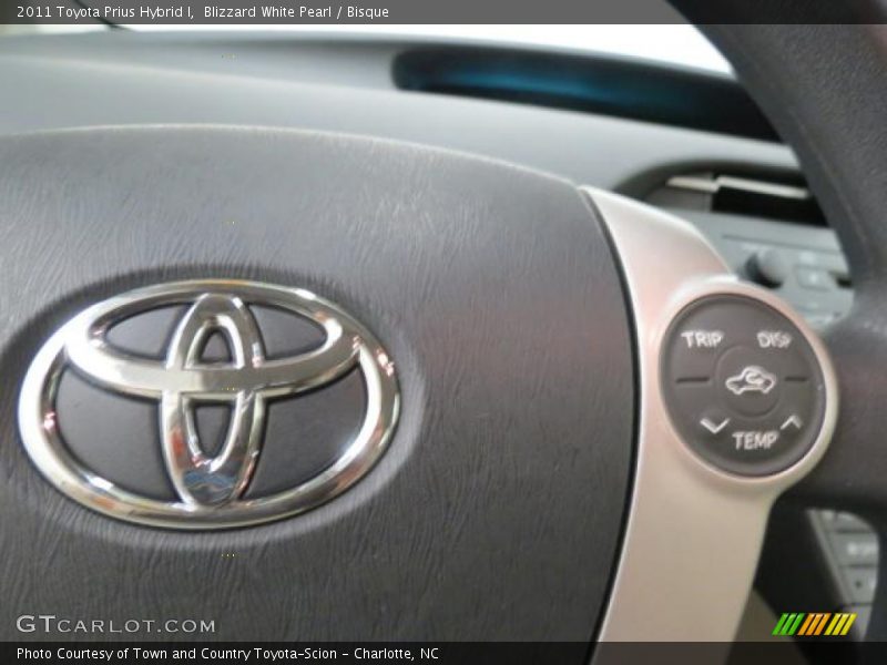 Blizzard White Pearl / Bisque 2011 Toyota Prius Hybrid I
