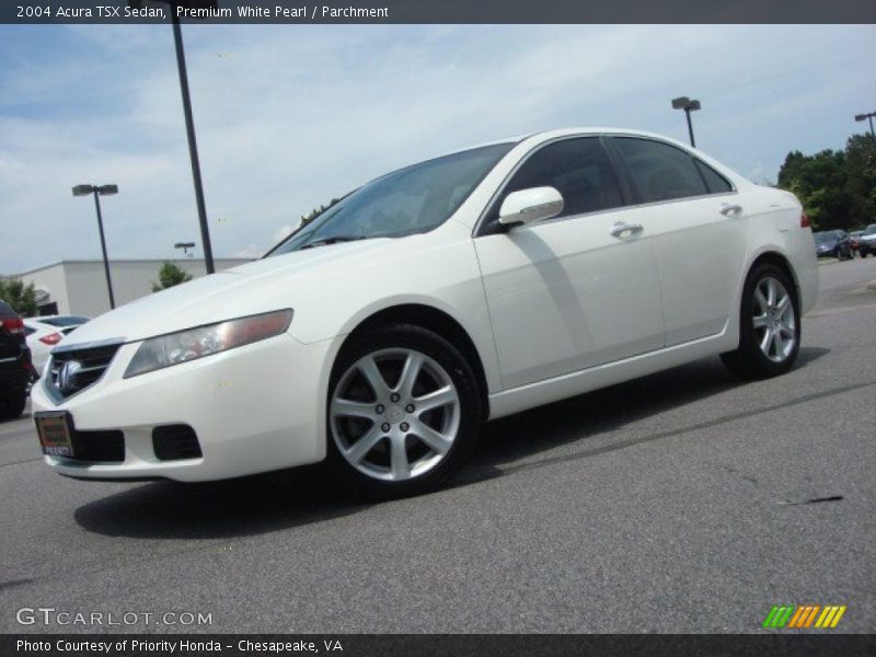 Premium White Pearl / Parchment 2004 Acura TSX Sedan